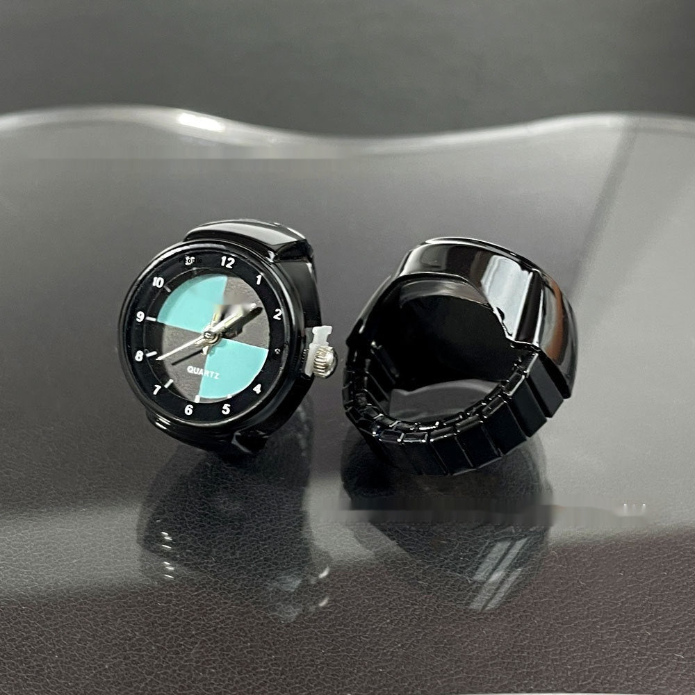 Neue leuchtende minimalistische kreative Ringuhr für Männer und Frauen