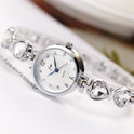 Strass Mode Damenuhr Quarz Stahlband