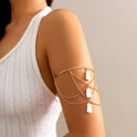 Armband mit Pailletten und Quaste für Damen
