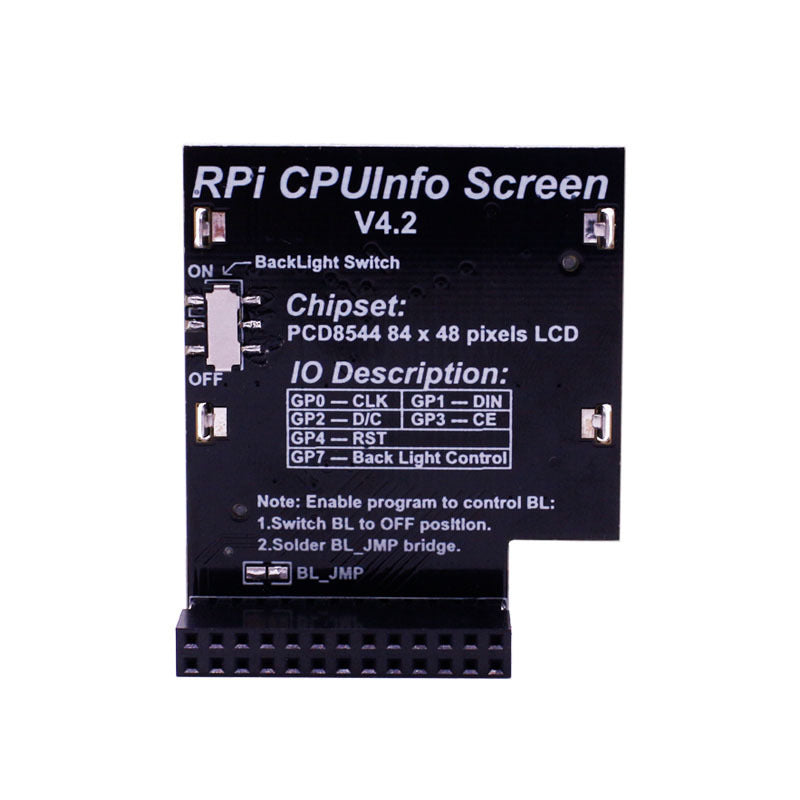 1,6-Zoll-LCD-Display, CPU-Informationen, mit Hintergrundbeleuchtungsschalter