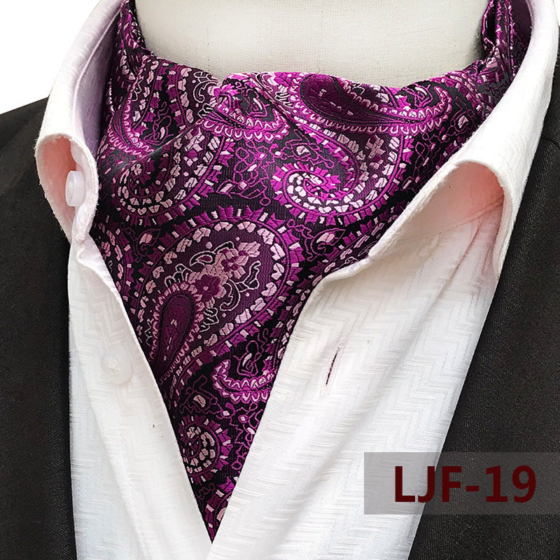 Herrenschal Jacquard Polyester Modisch und warm