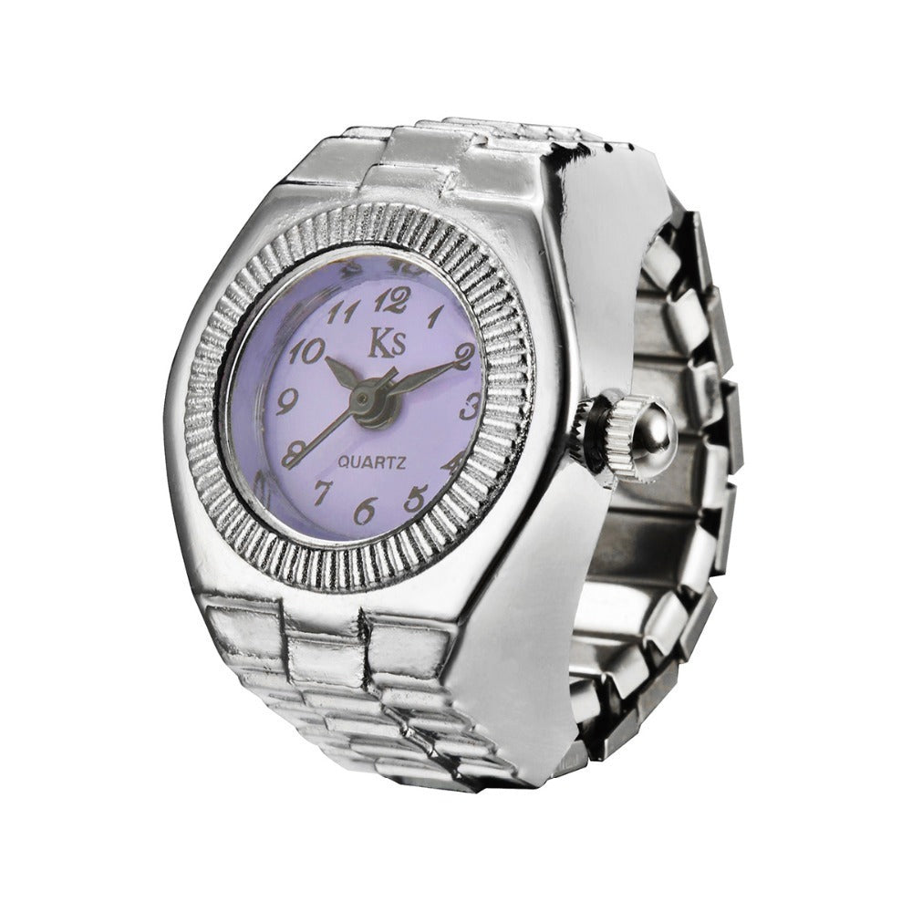 Einfache All-Match-Ringuhr Legierung Kreative Uhr