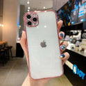 Mobile phone shell right angle plating