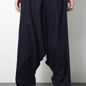 Lockere, lässige Baggy-Hose aus Baumwolle und Leinen für Herren