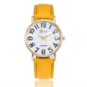 Marmor-Gürteluhr, modische Genfer Uhr, Muschel-Gesicht, lässige Uhr für Männer und Frauen