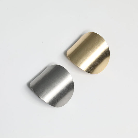 Haarspange im japanischen Stil aus gebürstetem Metall mit kaltem Wind und hochwertiger Sense
