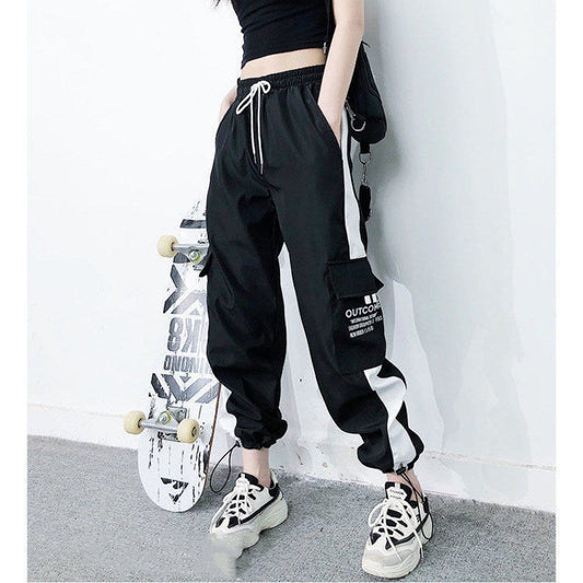 Hip Hop Arbeitskleidung Korsett Hose mit weitem Bein