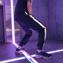 Reflective summer new men's sports pants students wild loose casual pants nine pants