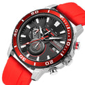 Uhr Multifunktions Chronograph Kalender Sport Herrenuhren