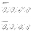 Mechanical Movement French Shirt Cufflinks