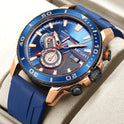 Uhr Multifunktions Chronograph Kalender Sport Herrenuhren