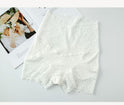 Boxershorts mit hoher Taille und Spitze