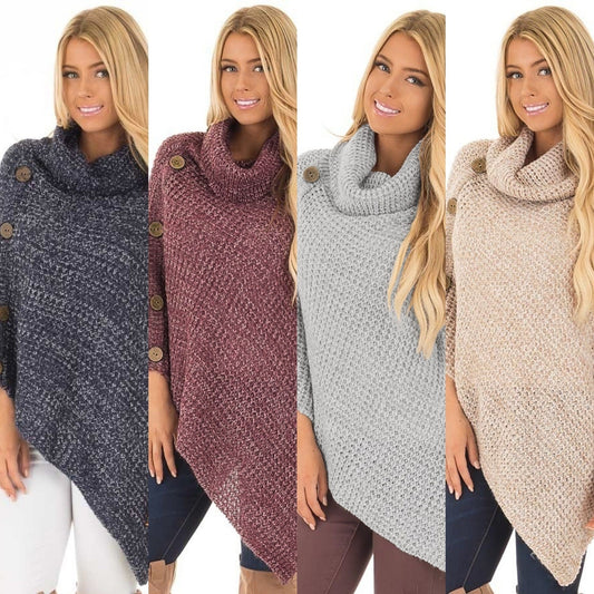 Cape-Shirt-Strickjacke
