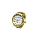 Ringuhr Einfache Gold- und Silberschale All-Match-Ringuhr