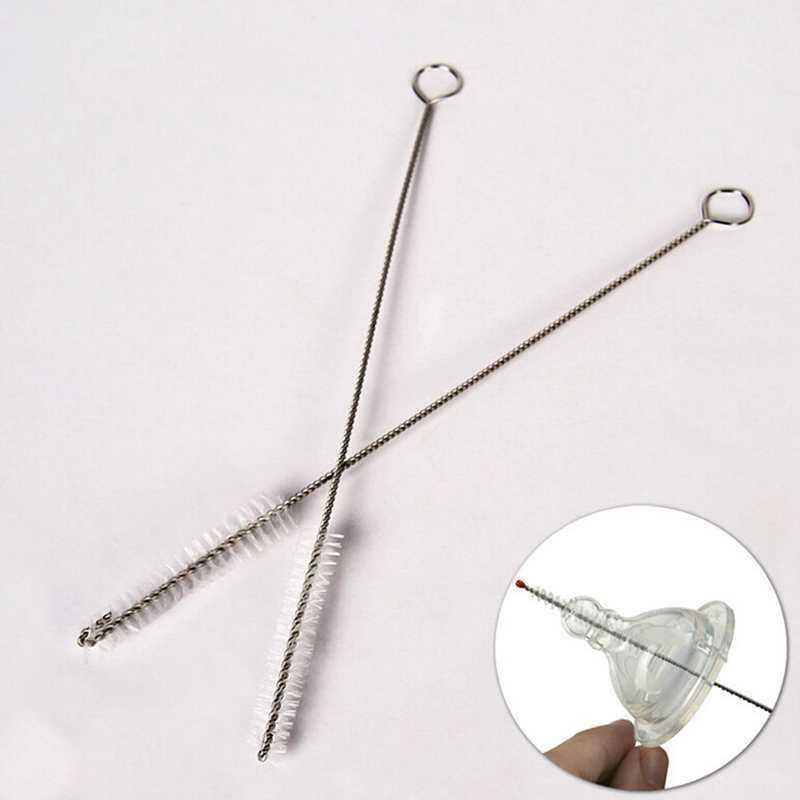 Hotsale 2 Stücke Stroh Reiniger Reinigungsbürste Edelstahl Wa 