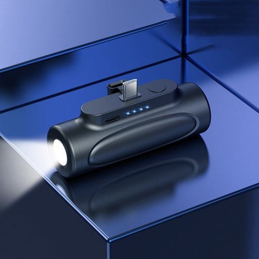 Kreative Power Bank Blendlicht-Taschenlampe