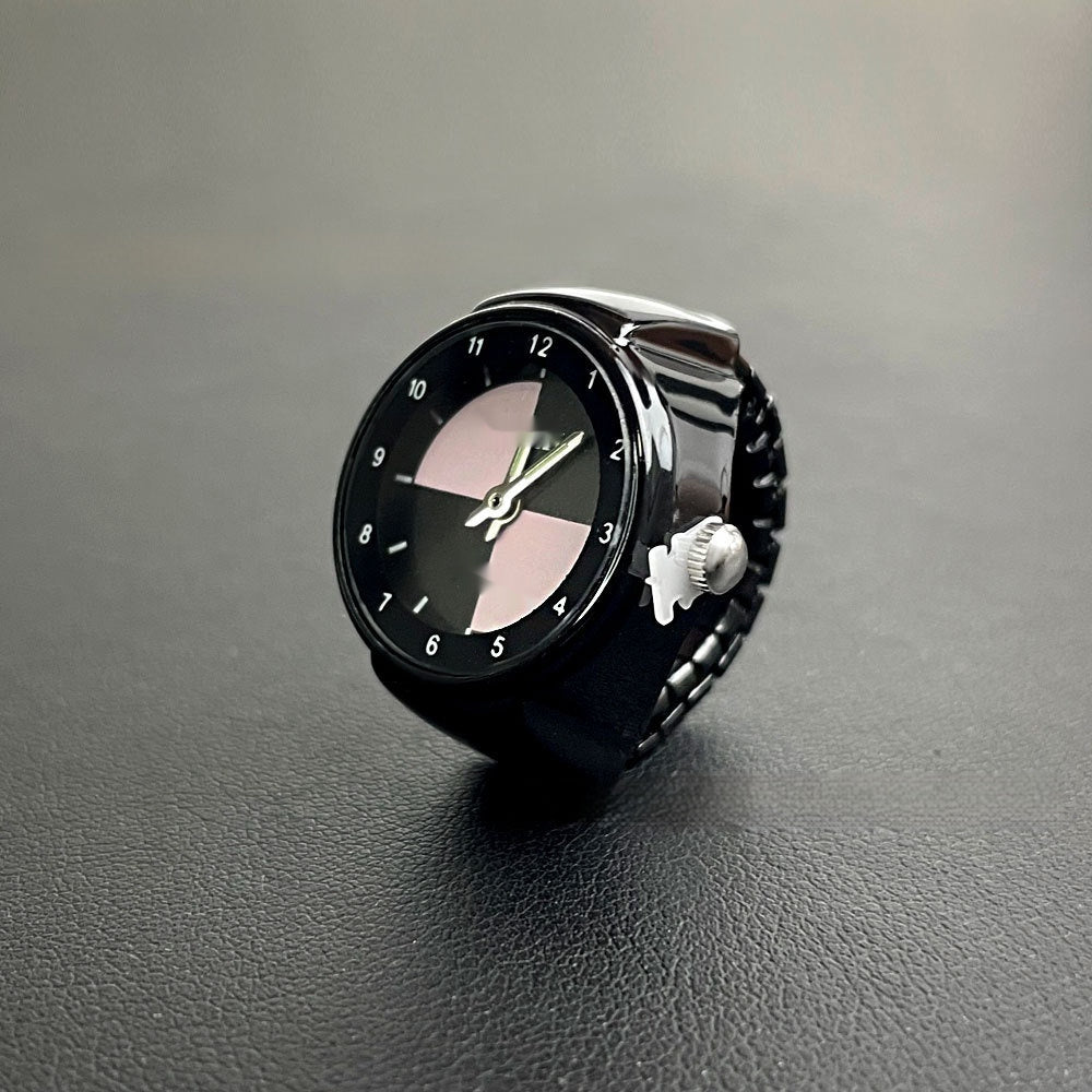 Neue leuchtende minimalistische kreative Ringuhr für Männer und Frauen