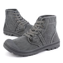 Patinated martin boots