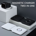 2 in 1 magnetische Absorption kabelloses Laden 15 W Schnellladung anwendbar