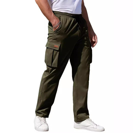 Neue Freizeit-Cargohose mit Kordelzug für Herren