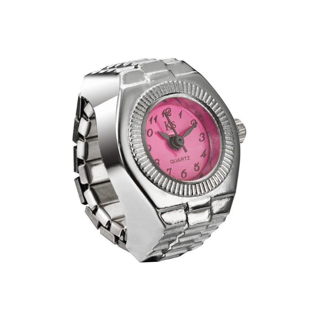 Einfache All-Match-Ringuhr Legierung Kreative Uhr