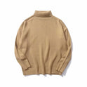 Einfache Neue Vielseitig Paar Rollkragen Pullover Retro Herbst Und Winter Neue