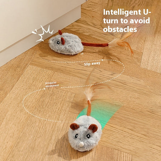 Katzenspielzeug Selbstentlastende, verstopfte elektrische Maus Katzenpfostenspielzeug Haustierprodukte