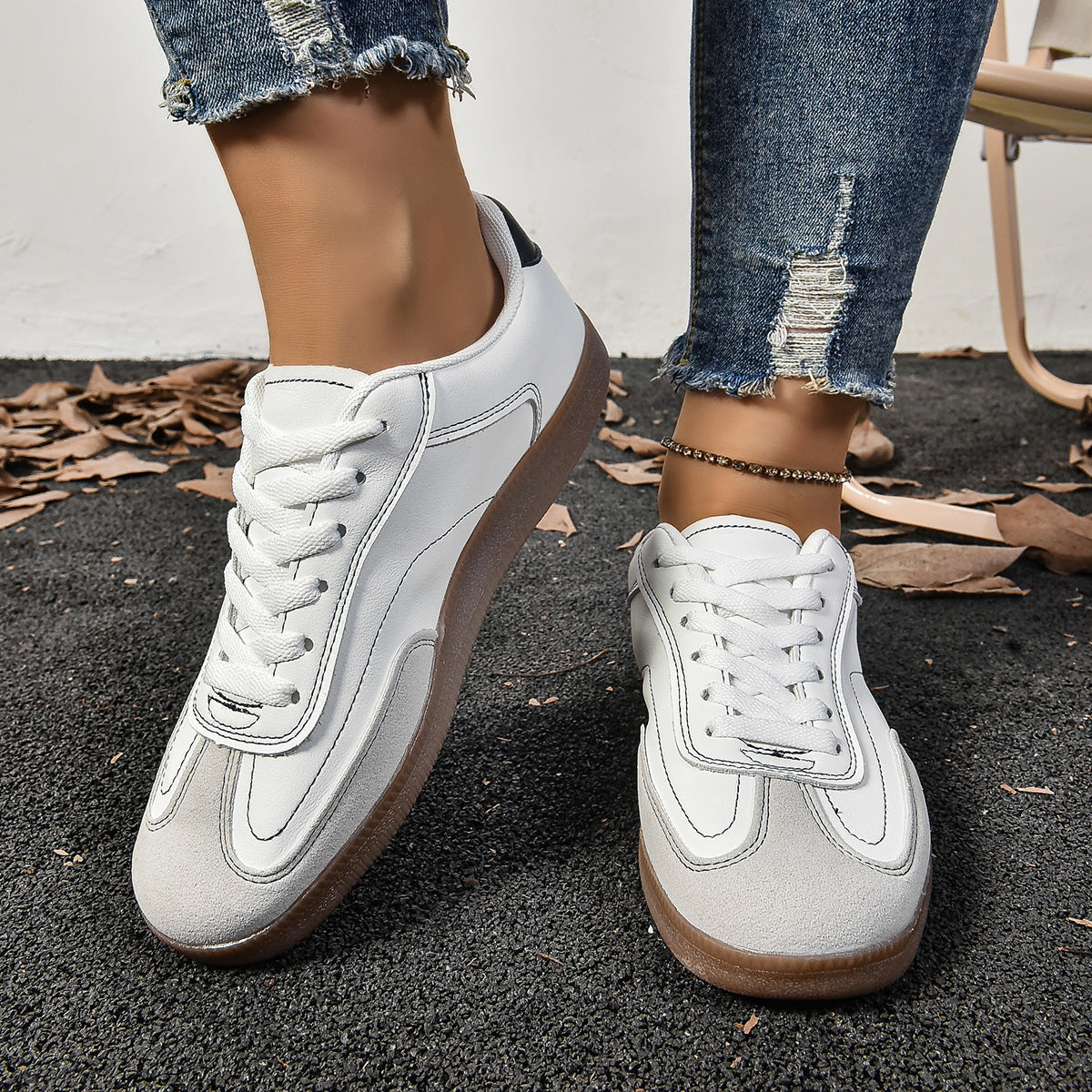 Nischen-Retro-koreanischer Typ, lässig, All-Match, weiche Unterseite, Sport-Board-Schuhe