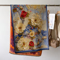 Autumn And Winter New Cashmere-like Thickened Oil Painting Jacquard Scarf