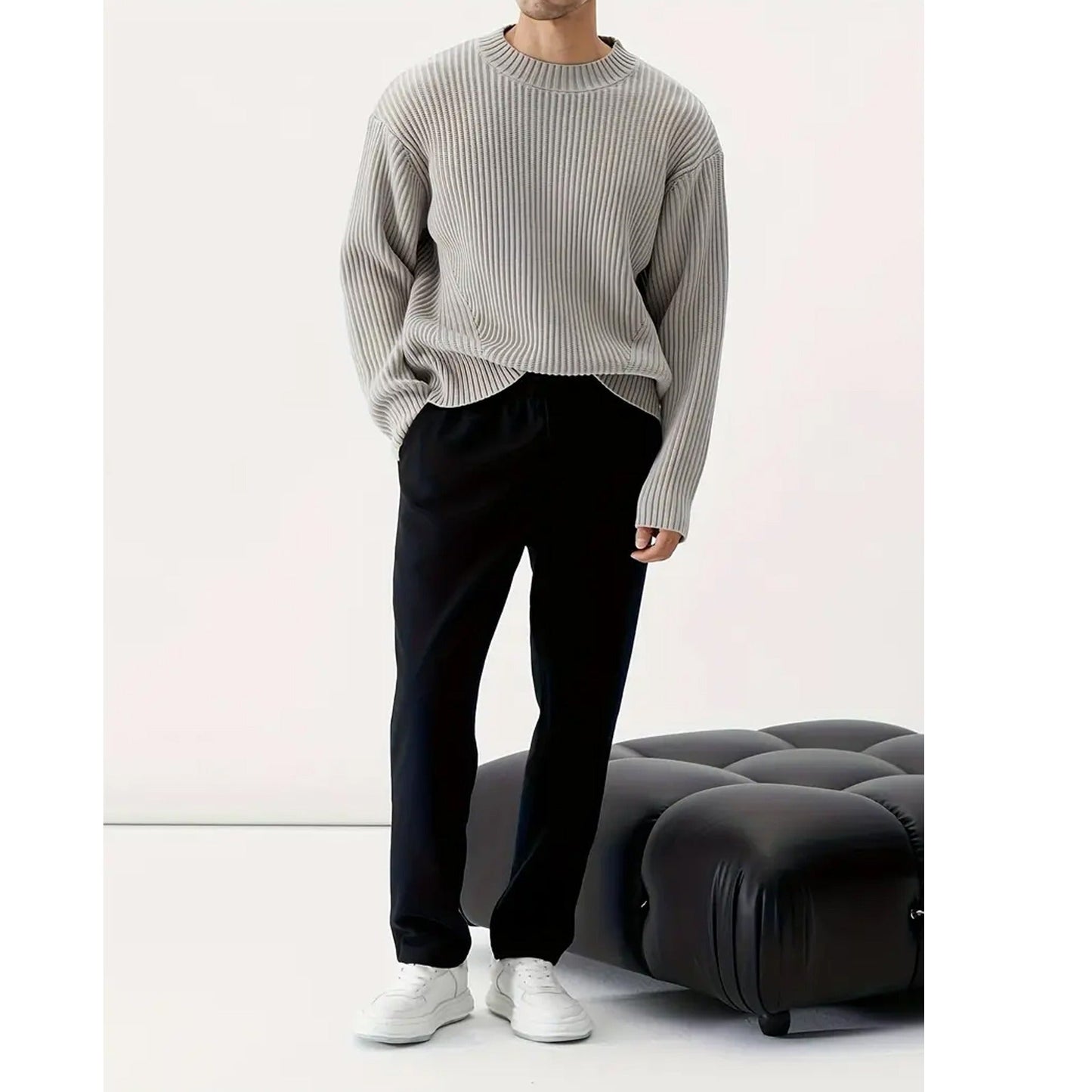 Ins Rundhals Koreanischen Stil Trendy Pullover Männer