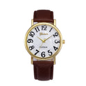 Marmor-Gürteluhr, modische Genfer Uhr, Muschel-Gesicht, lässige Uhr für Männer und Frauen