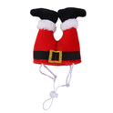 Weihnachtskostüm für Hunde und Katzen, Weihnachtsmütze für Haustiere, Outfit für kleine Hunde, süße Fleecemütze, Party-Event-Bekleidung, lustiges Kleidungsaccessoire