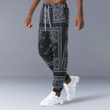 Jogginghose mit Retro-Print, lässige Jogginghose