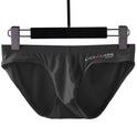 Ice Silk Briefs Men's Low Waist Sexy Men's Underwear Thin Exciting Pouch Shorts