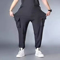 Modische dünne Sporthose aus Eisseide für Herren