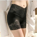 Boxershorts mit hoher Taille und Spitze