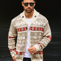 Herbstpullover Strickmantel für Herren