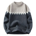 Neue Rundhals-Strickwaren für Herren im Herbst und Winter