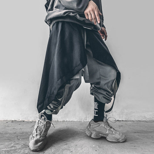 Rock mit unregelmäßiger Taille und mehrlagiger Taillenverzierung für Männer und Frauen