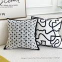 Living Room Sofa Velvet Printing Pillow Cushion Cover
