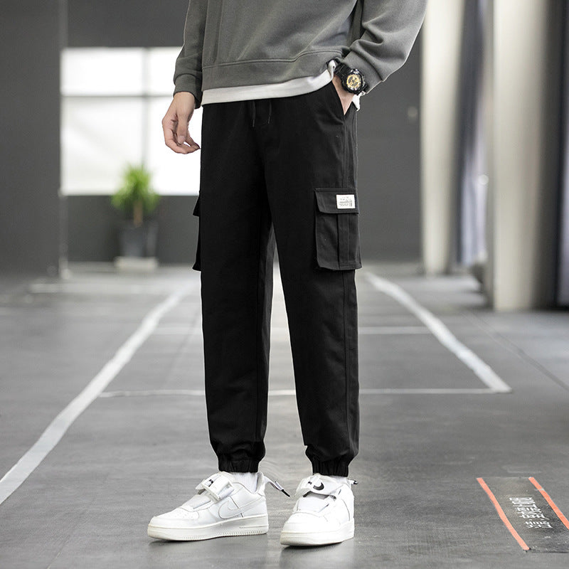 Cargohose Herren Streetwear Jogger Casual Jogginghose Techwear Army Hose