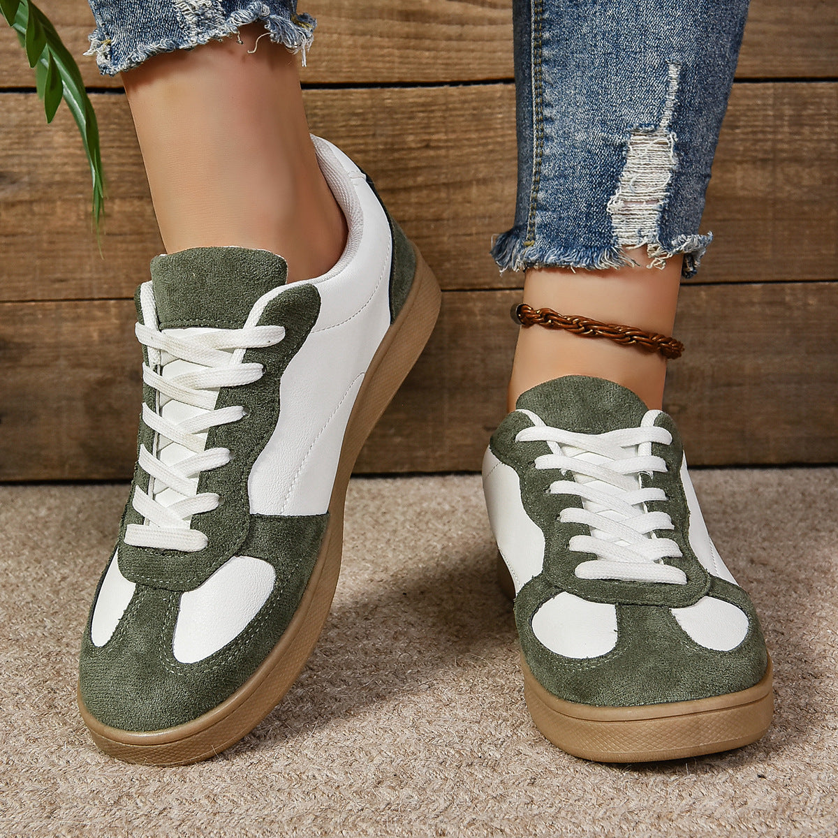 Nischen-Retro-koreanischer Typ, lässig, All-Match, weiche Unterseite, Sport-Board-Schuhe