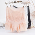 Boxershorts mit hoher Taille und Spitze
