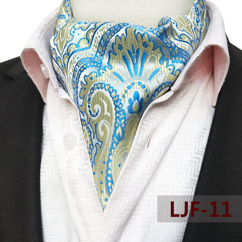 Herrenschal Jacquard Polyester Modisch und warm