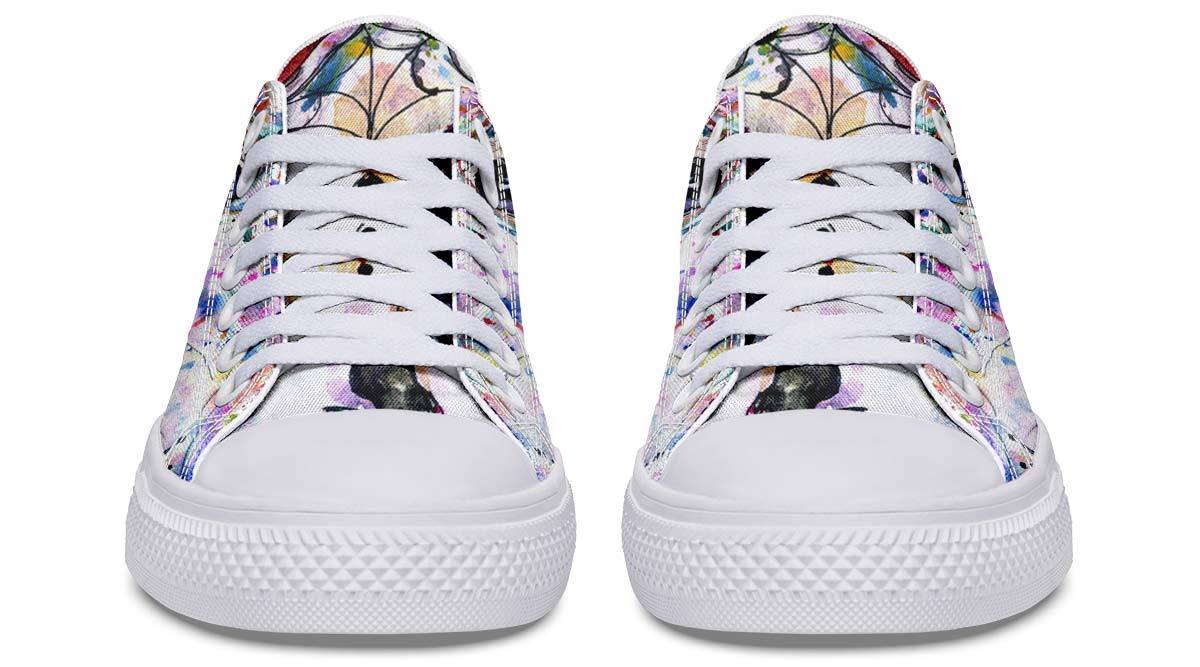 Modische Print Paar Low-Top Canvas Schuhe