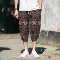 Lockere Retro-Kurze Hose in Übergröße