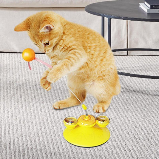 Niedlicher Katzenfellball Niedlicher Katzen-Teaser-Zauberstab Haustierprodukte Federspielzeug Interaktives Katzenspielzeug mit Saugnapf Kratzspielzeug Katzenbedarf