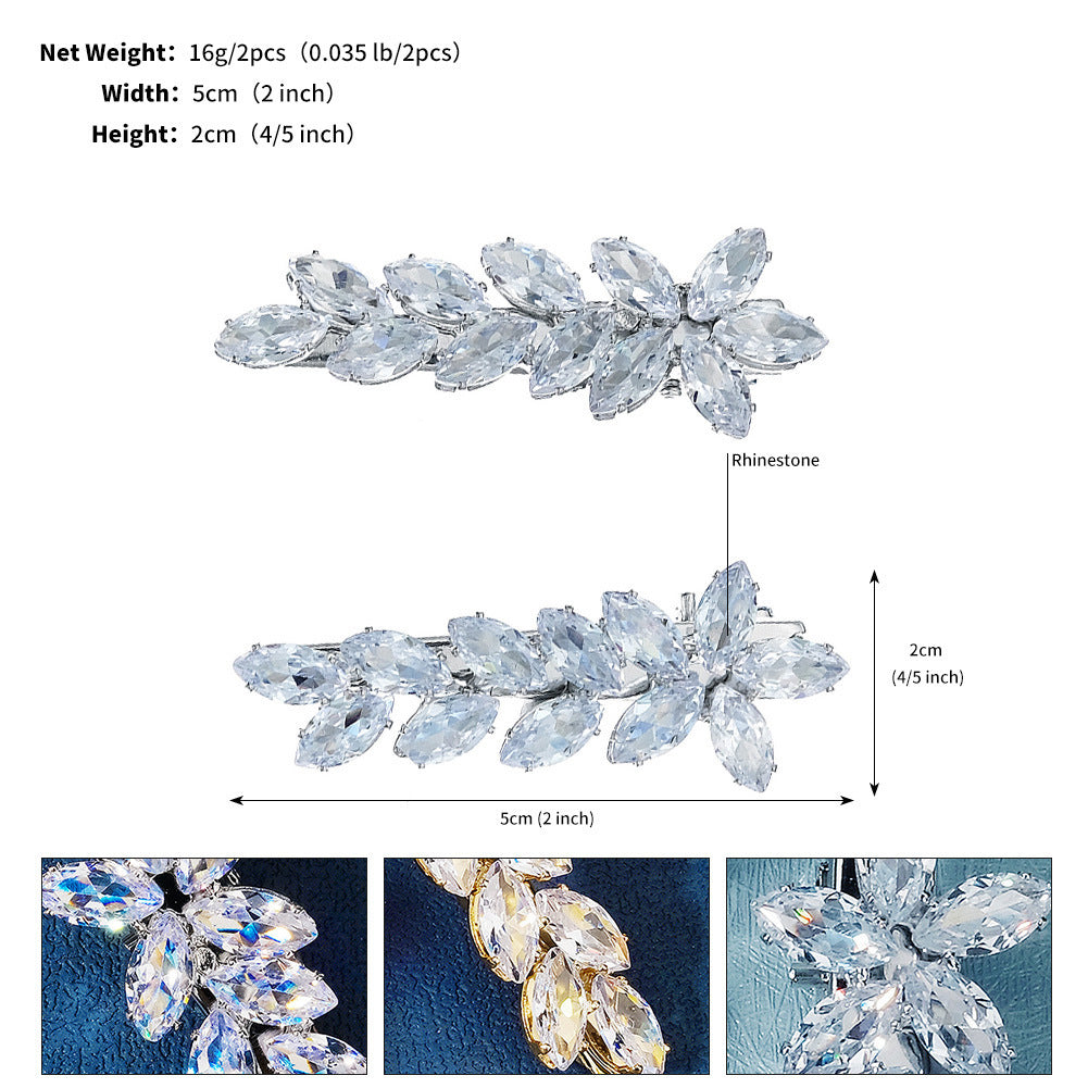 Koreanische Version All-Match Crystal Wheat Haarspangen