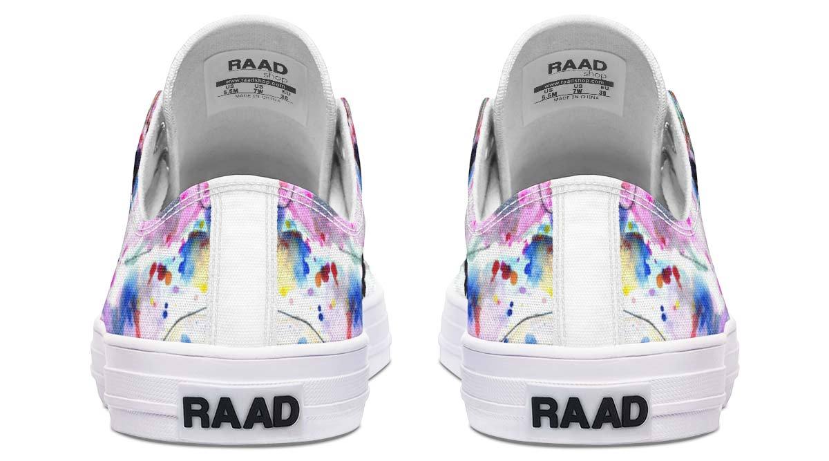 Modische Print Paar Low-Top Canvas Schuhe