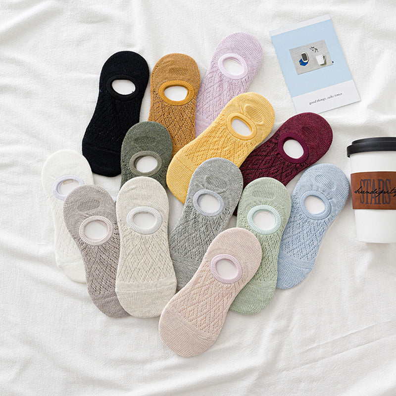 Mesh Short-cut Boat Socks Breathable